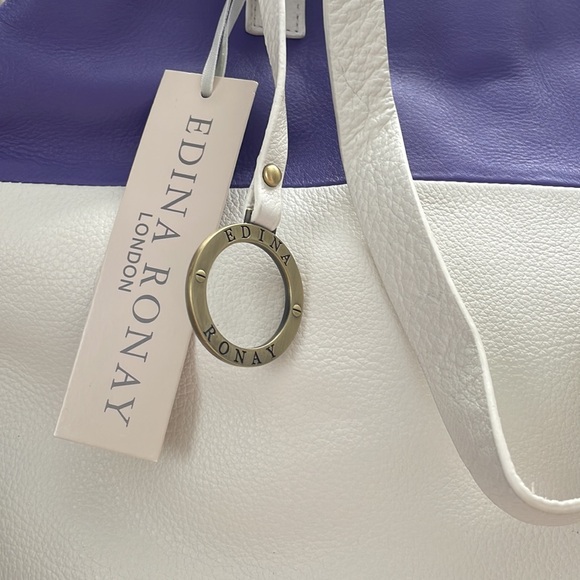 NWT Edina Ronay Leather Shoulder Bag - Picture 2 of 10